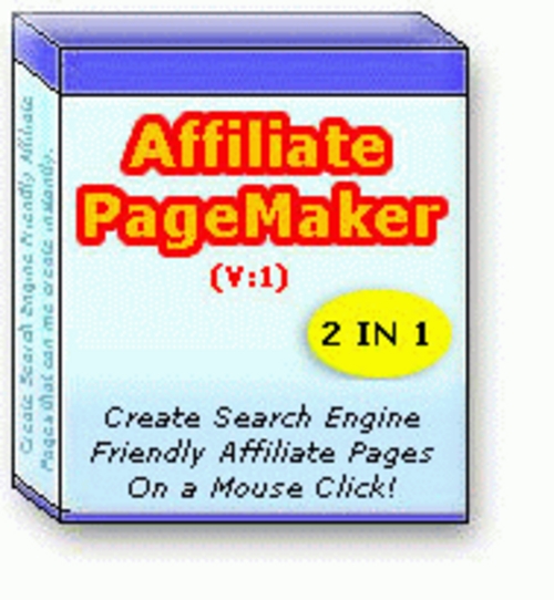 Product picture Affiliate Page Maker Create Search Engine Friendly Affiliate