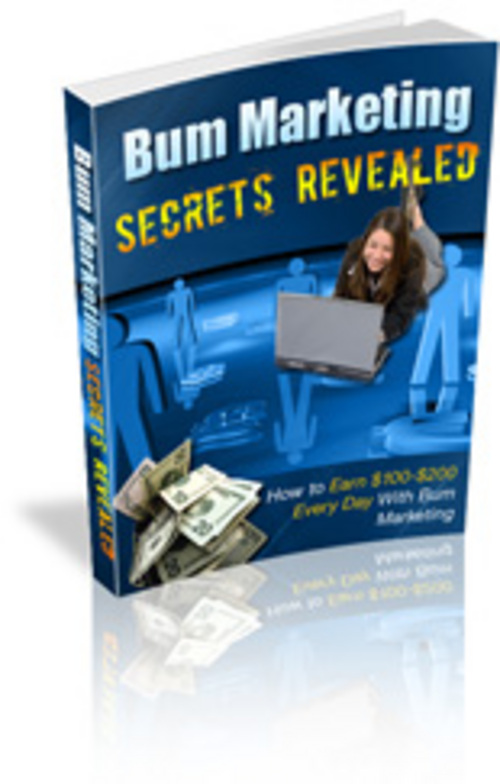 Product picture Bum Marketing Secrets Revealed