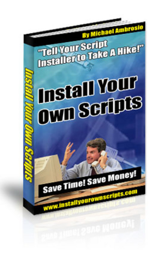 Product picture **new** Install Your Own Scripts With Master Resale Rights