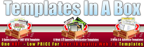 Product picture Plr Templates In A Box With Master Resale Rights.
