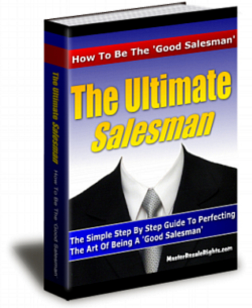 Product picture *new* The Ultimate Salesman With Private Labels Rights